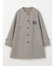 ＜175th Limited＞ リバークラブチェックノーカラーコート