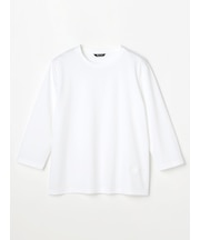 クレスト刺繍ベーシック七分袖Tシャツ