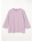 クレスト刺繍ベーシック七分袖Tシャツ
