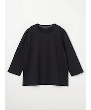 クレスト刺繍ベーシック七分袖Tシャツ