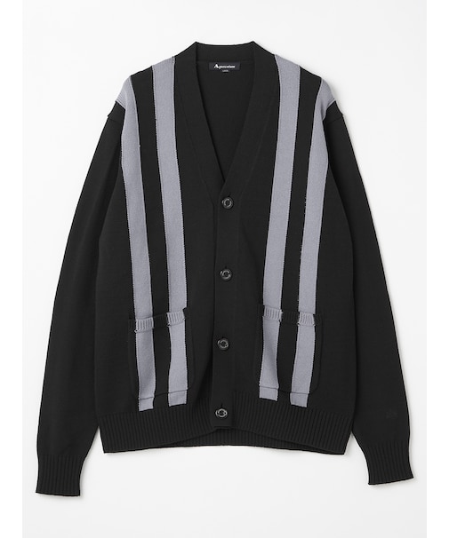 Banker-stripe Cardigan
