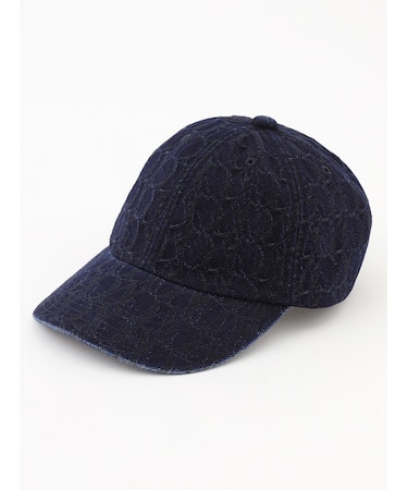 Denim Jacquard Cap