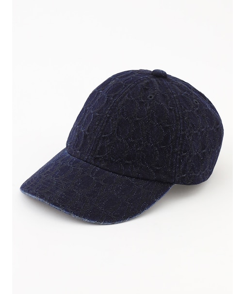 Denim Jacquard Cap