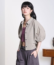 WIDE PUFF SLEEVE SHIRT