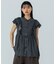 LIGHT OZ DENIM FRILL BLOUSE