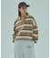 STRIPED COLLAR KNIT