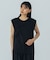 SHOULDER TUCKED SLEEVELESS TEE