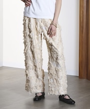 FRINGE JACQUARD PANTS