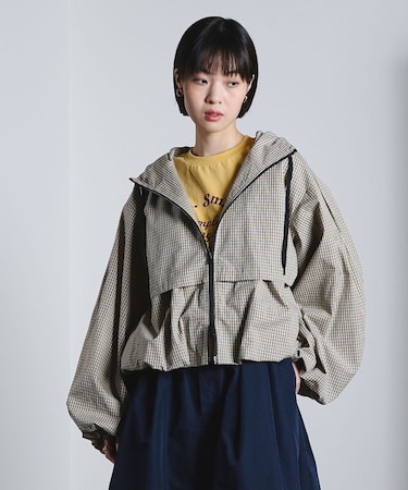 CHECK PUFF BLOUSON