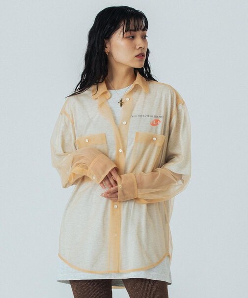 SHEER L/S SHIRT