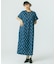 INDIGO FLOWER SMOCK OP