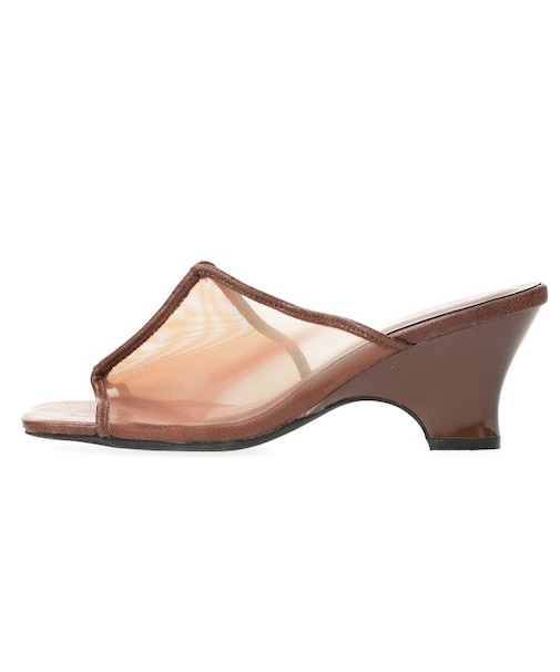 wedge tule sandal