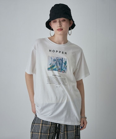 Edward Hopper グラフィックTシャツ
