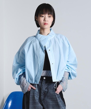 SHEER SHORT BLOUSON