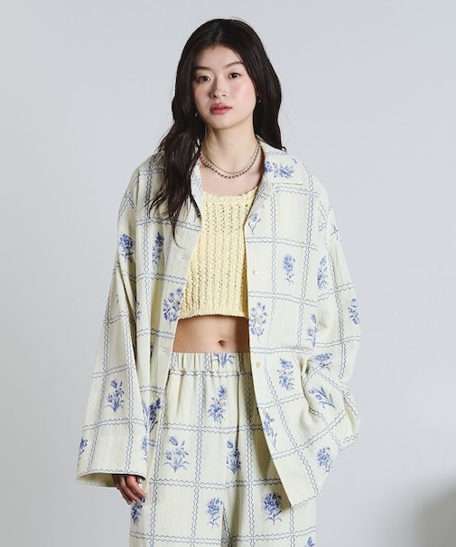 EMBROIDERY L/S SHIRT