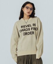 JACQUARD LOGO KNIT