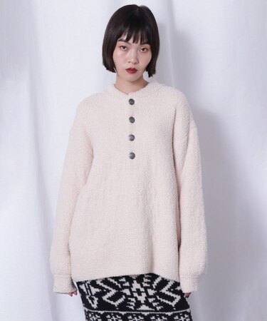 Henley neck KNIT