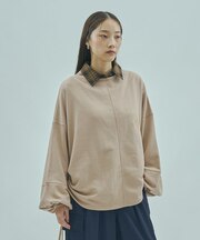 SIDE SHIRRING SWEAT