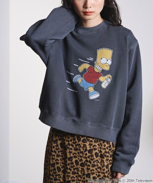 THE SIMPSONS CROPPED SWEAT