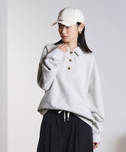 HALF BUTTON PULLOVER