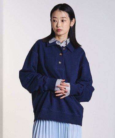 HALF BUTTON PULLOVER