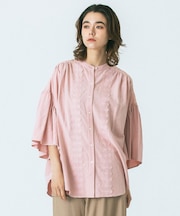 LACE YORK RUFFLE SHIRT