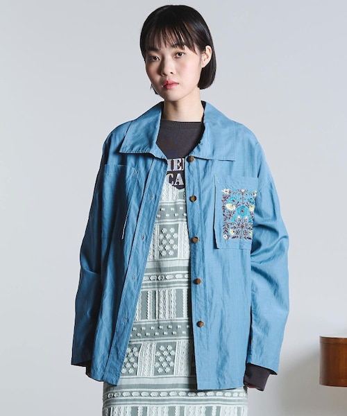 LE DENIM フィールドオーバーチュニック｜フォーワンセブン
