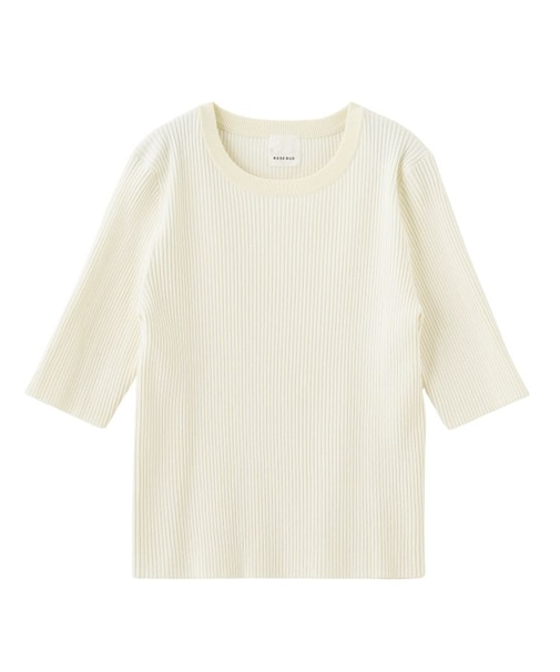 RIB KNIT PULLOVER
