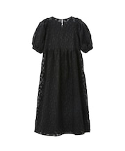 FLOWER JACQUARD DRESS
