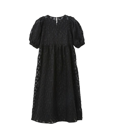 FLOWER JACQUARD DRESS