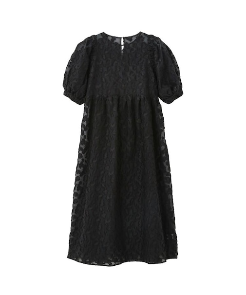 FLOWER JACQUARD DRESS