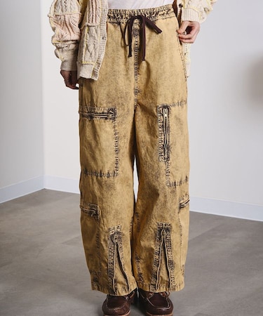 MILITARY WIDE LEG PANTS