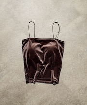 VELOUR CUP CAMISOLE