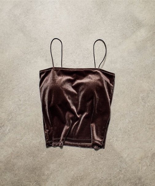 VELOUR CUP CAMISOLE