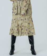 FLOWER PRINT SKIRT