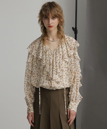 FRILLS BLOUSE