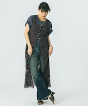 LACE SLEEVELESS DRESS