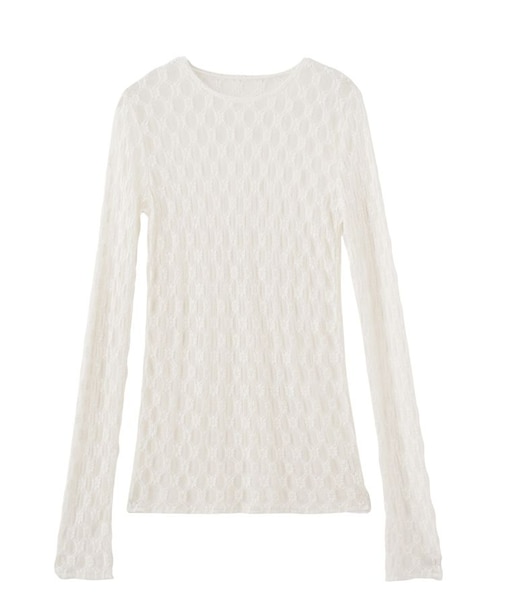 STRETCH LACE TOP