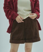 CORDUROY SHORT PANTS
