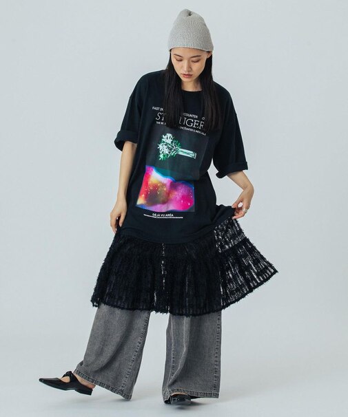 DOCKING GRAPHIC DRESS