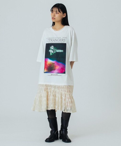 DOCKING GRAPHIC DRESS