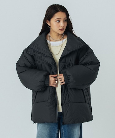 STAND COLLAR PADDED JACKET