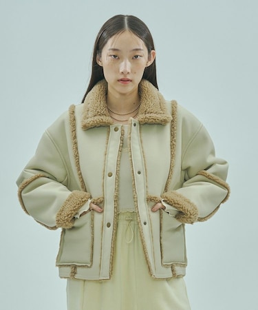 FAUX MOUTON ２WAY JACKET