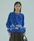 BEADS and SEQUIN EMBROIDERY KNIT TOP