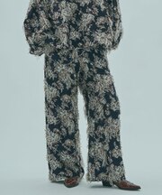 FLOWER JACQUARD PANTS