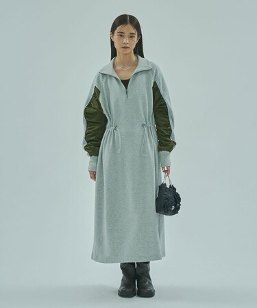 FABRIC COMBINATION DRESS