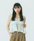 SLV.LESS GATHERED BLOUSE