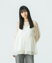 SHEER LAYERED BLOUSE