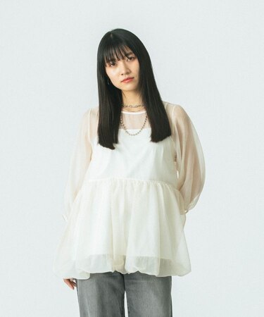 SHEER LAYERED BLOUSE