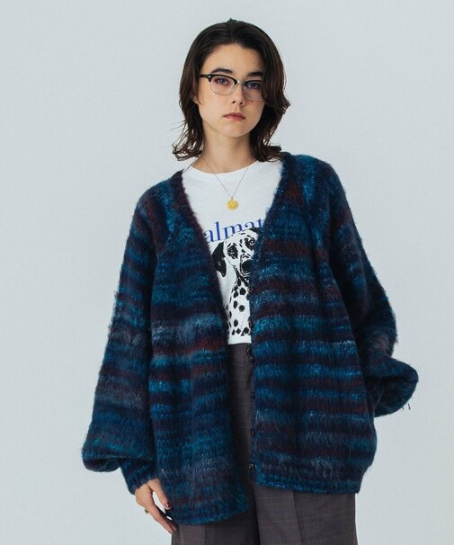 SHAGGY KNIT CARDIGAN